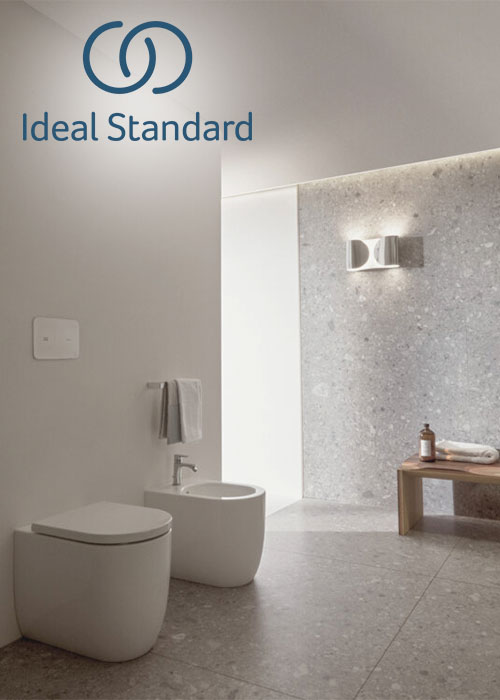 Ideal-Standard toilet minimalistische badkamer - O